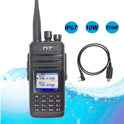 TYT TH-UV8200 IP67 VHF/UHF Dual Band Analog high power Two-Way Radio w/USB Cable - Image 1 of 4