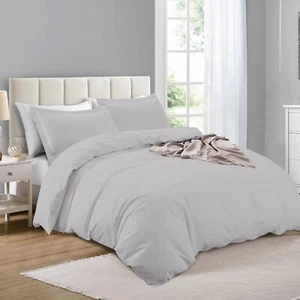 Luxury Duvet Cover Feel Like Cotton Hotel Quality Bedding Set Twin Queen King US - Picture 1 of 77