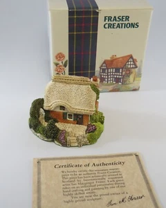 Fraser Creations Honeymoon Cottage fatto a mano in Scozia scatola originale e certificato di autenticità - Foto 1 di 10
