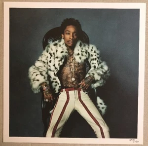 Foto retrato a color WIZ KHALIFA o.n.i.f.c 2012 12"" x 12"" #458/750 impresión limitada - Imagen 1 de 3