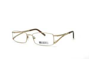 KARL LAGERFELD 168 503 53-17-135 Eyeglasses Frame Matte Light Gold - Picture 1 of 5