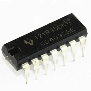 10 STCK. CD4093BE CD4093 4093 DIP-14 TI CHIP IC NEU - Bild 1 von 1