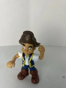 Figura de juguete de plástico de 5" Mattel Disney Jake y los Piratas del País de Nunca Jamás - Imagen 1 de 10