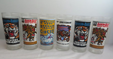 Lot of 6 Vintage 1975 Pepsi Drinking Glasses Ringling Bros Barnum Bailey Circus
