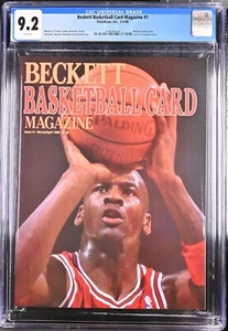 Beckett Basketball Kartenmagazin #1 Michael Jordan CGC 9.2 Preisführer - Bild 1 von 7
