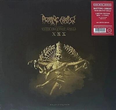 4 X LP Red Vinyl set Rotting Christ Their Greatest Spells NEW SEALED 500 Only - Image 1 of 2