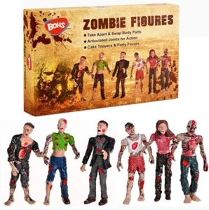Zombie Action Figures Gift Package - Scary Toys for Boys and Girls - 4 Inches - - Picture 1 of 7