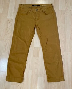 Marc O Polo Damen Hose Gelb Beige Braun 27 Mod. Lulea 7/8 Mid Waist Sommer Top ✅ - Bild 1 von 14