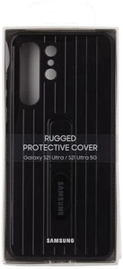 Galaxy S21 Ultra Case, Rugged Protective Cover - Black (US Version) - Picture 1 of 2