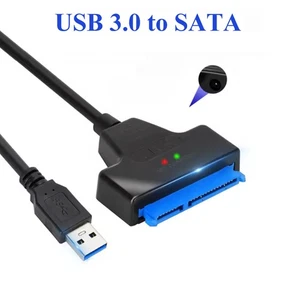 Festplatten-Adapterkabel 2,5 Zoll USB 3.0 Externes Drive-Konverterkabel Festplat - Bild 1 von 1
