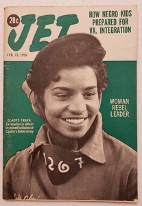 Jet Magazine February 19 1959 Gladys Trava Woman Rebel Leader Cuba~Black History - Picture 1 of 7