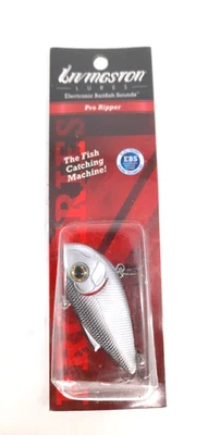 Livingston Pro Ripper Lipless Crankbait 50 FW BP Negro Trasero Cromo Nuevo Sellado Foto 1 de 4