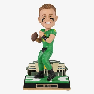 Bo Nix Oregon Ducks Gate Series Bobblehead NCAA College Denver Broncos - Picture 1 of 1