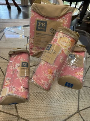 Pottery Barn Teen Sunwashed Floral Duvet Cover With 3 Matching Shams Full/ Queen - Image 1 of 4