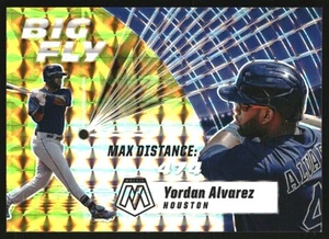 2021 Panini Mosaic Big Fly Mosaic Reactive Yellow #10 Yordan Alvarez /99 - Picture 1 of 2