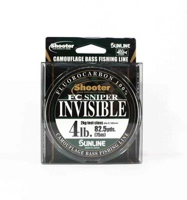 Sunline Fluorocarbon Line FC Sniper Invisible 75m 4lb 0.18mm (2148) - Image 1 of 4