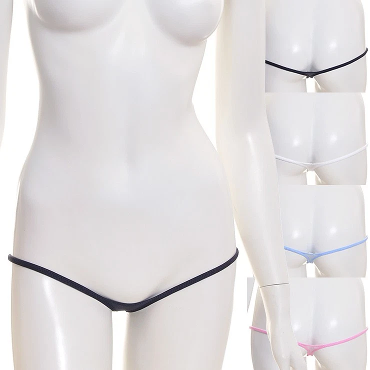 Just Barely Over Extreme Low-rise Thong Panties Smooth Sheer made in Japan T448 - Image 1 of 1