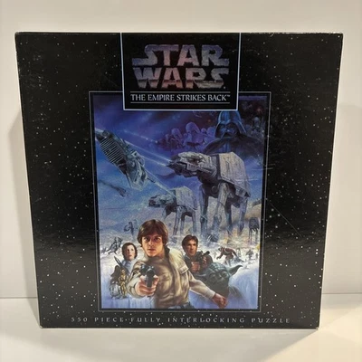 1995 Star Wars The Empire Strikes Back 550 Piece Puzzle Milton Bradley Sealed - Image 1 of 4