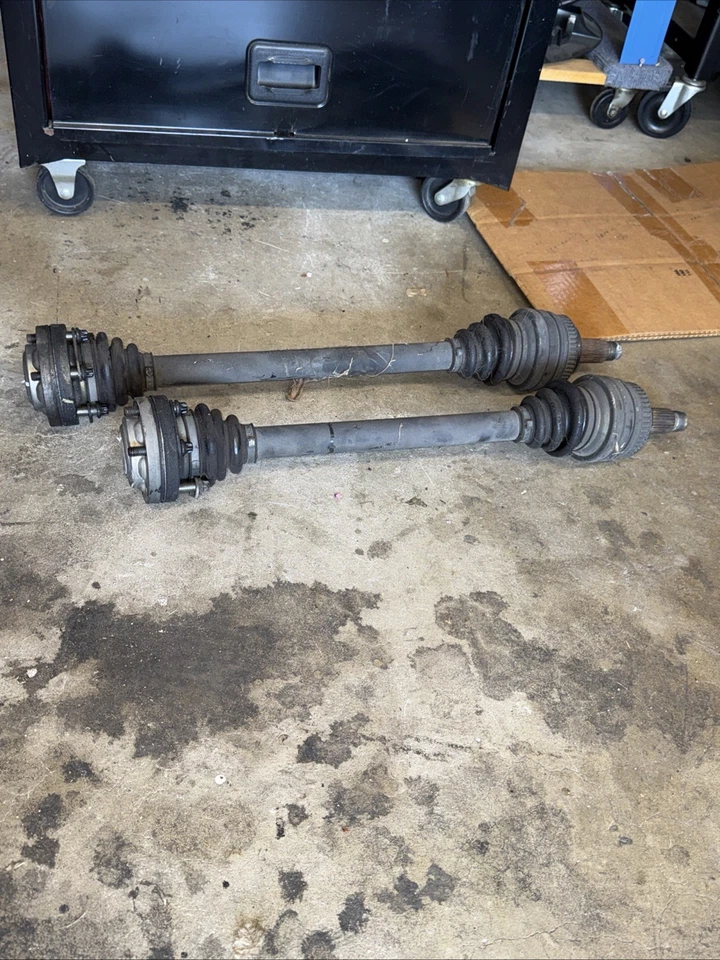 OEM 2004 BMW E46 325ci Coupe Rear Left Side CV Axle SET 68k Miles Automatic - Image 1 of 4