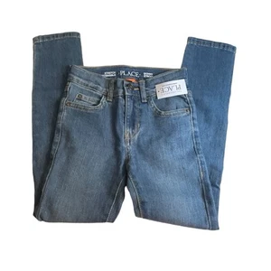 Childrens PLACE Jeans 6 Slim Girls Youth Blue Denim Skinny Leg Stretch - Picture 1 of 11