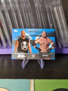 2017 Topps WWE Undisputed Dream Matches #D2 Goldberg vs. Stone Cold Steve Austin - Bild 1 von 2