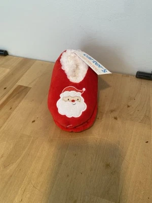 ZAPATILLAS SANTA Carter's 2-3T rojas niños pequeños vacaciones de Navidad suaves sin cordones Foto 1 de 4