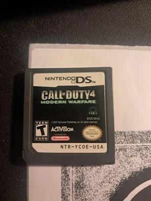 Call of Duty 4: Modern Warfare (Nintendo DS, 2007) Authentic Cartridge TESTED  - Image 1 of 4