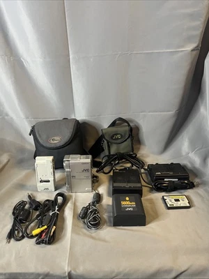 JVC GR-DVM70 200x Digital Zoom Mini DV Digital Camcorder w/ Accessories Bundle - Image 1 of 4