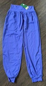 New! Halara Purple Stretchy Joggers! (women's Medium Petite) - Picture 1 of 5