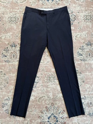 Pantalones de vestir Jack Victor talla 38 Espirit lana elástica lisa Foto 1 de 4