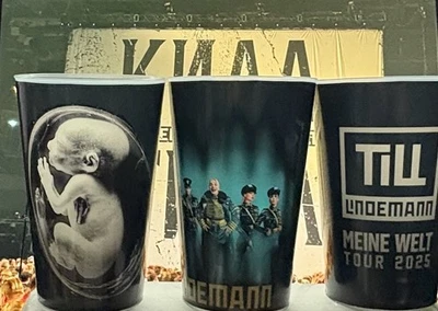 Till Lindemann - 3 Becher (Cups) Set 0,5 Liter Nürnberg 27 Nov. 2025 Tour 2025 - Image 1 of 2
