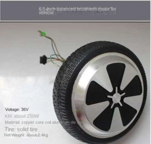 6.5 Inch Hub Motorelectric Wheel Motor for Electric Two-wheel Balancing Scooter - Imagen 1 de 4