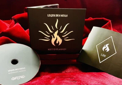 LEGER DES HEILS Sonnenflammen CD+card Death in June Forseti Darkwood Sonne Hagal - Bild 1 von 3
