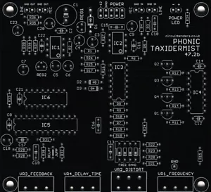 circuitbenders PHONIC TAXIDERMIST 47.2b - Maplin Voice Vandal clone DIY PCB - Picture 1 of 4