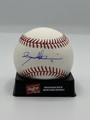 Bradley Zimmer Autografiado ROML Béisbol Indios DA Foto 1 de 2