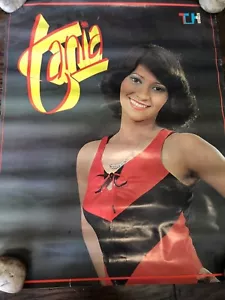 PÓSTER TANIA TOP HITS RECORDS 18"" X 22"" POP CUBANO TEJANO - Imagen 1 de 4
