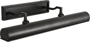 24In Modern Bronze Picture Lights for Wall, 4-Light Black Picture Light, Indoor - Picture 1 of 9