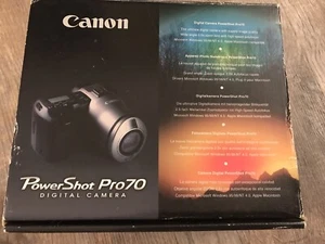 Canon Digital Camera PowerShot Pro 70 Boxed with case - Picture 1 of 16