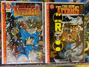 The New Titans #60, 61 December 1989 DC Comics - Picture 1 of 3