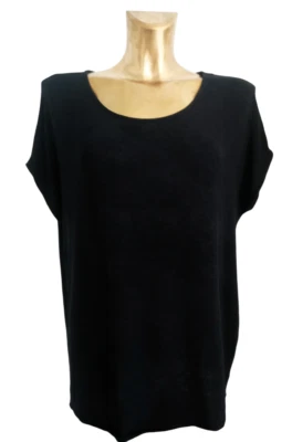 schwarzes XXL-Shirt von Street One, superbequem, Viskose, Gr. 44/46 - Bild 1 von 4