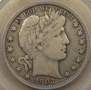 1903-O Barber Half Dollar 50c PCGS Certified VF30 - Picture 1 of 4