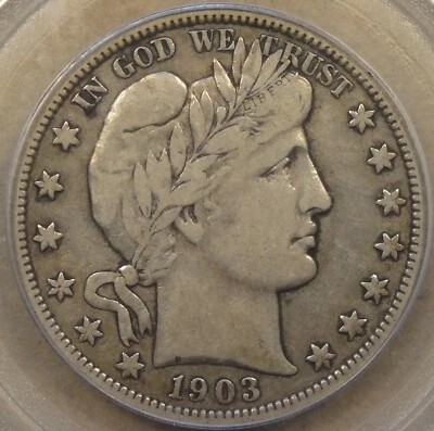 1903-O Barber Half Dollar 50c PCGS Certified VF30 - Image 1 of 4