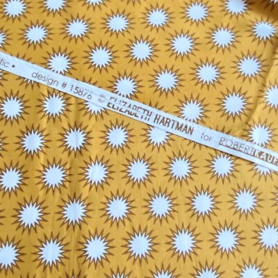 Tela Starburst BTY Novedad Vara de Oro Acolchado Algodón Foto 1 de 4