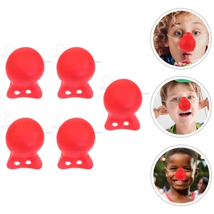 5 piezas Payaso Vestir Utilería Rojo Halloween Divertidos Juguetes Trucos Elásticos Fiesta Juegos con disfraces - Imagen 1 de 12