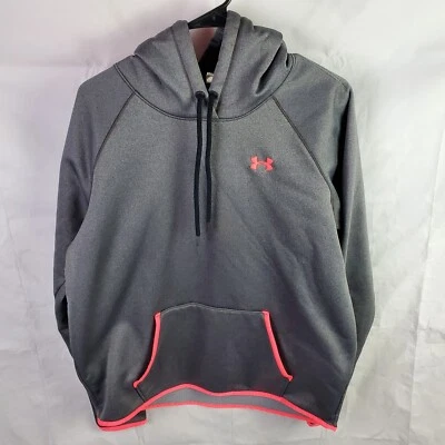 Under Armour Hoodie Women's L Gray Sweatshirt Storm Icon Coldgear Active 1280689 - Image 1 of 4