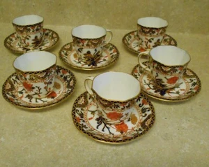 Royal Crown Derby  Set of 6 Demitasse Cups & Saucers - 1660 Phillips London - Picture 1 of 4