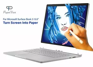 PaperVeer Matte Finish Film Anti-Glare Screen For Microsoft Surface Book 3 13.5" - Picture 1 of 10