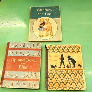 Vintage Reader BILL and SUSAN  Lot Shadow the Cat Up and Down and Bing Rare HTF - Picture 1 of 19