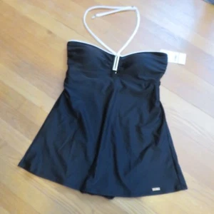 Women's Jones New York black one piece bathing/swim suit size 12 new NWT $118 - Picture 1 of 7