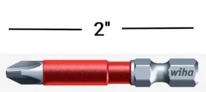 Phillips #1 drill driver BIT p1 power IMPACT rated 1/4" Hex Quick Change ph1 - Picture 1 of 2
